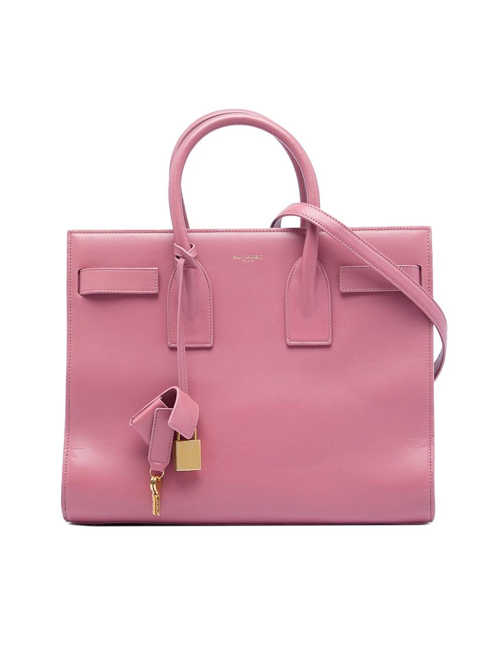 Saint Laurent Small Leather Sac De Jour #292413S91B